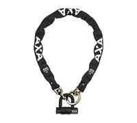 AXA Loop 110 Antivol vélo, Chaîne antivol + Cadenas, Antivol vélo électrique et Scooter, Extra Robuste, Sécurité 15 sur 15, 110 cm x 9,5 mm