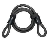 AXA Newton Double Loop 10-120 - Câble à Boucles - Longueur 120 cm - Niveau de sécurité 4