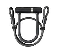 Axa-Basta Antivol vélo U Newton Mini Pro 115 x 190 mm noir avec câble à boucle d14x 1.0
