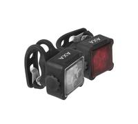 AXA Niteline 44 Ensemble Feux avant et Arrière À LED (Batteries CR2032 Incluses)