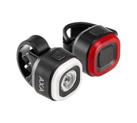 AXA on USB Kit d'éclairage pour vélo - 30 lux - 6 Heures d'autonomie
