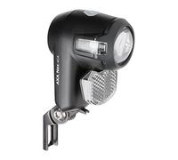 AXA Phare Nox City 4 Lux Batterie on/Off Avant Unisex-Adult, Black, One Size