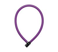 AXA Resolute 6-60 Câble antivol - Longueur 60 cm - Niveau de sécurité 2 - Support inclus - Violet royal