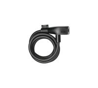 AXA Resolute 8-150 Câble antivol - Longueur 150 cm - Niveau de sécurité 3 - Support inclus - Noir