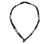 AXA Rigid RCK 120 Chaîne antivol - Longueur 120 cm - Maillons en acier 3,5 mm - Niveau de sécurité 3 - Noir