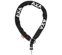 AXA RLC Plus Chaîne d’antivol de cadre, Cadenas vélo, Chaîne plug-in, Extra sécurisé, 100 cm x 5,5 mm, Avec housse en polyester noir