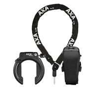 AXA Set Block XXL Retractable + ULC 130 + Sac de Transport - Kit de Cadenas pour Cadre avec chaîne rétractable et Sac - Haute sécurité