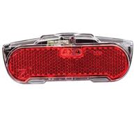 AXA Slim Steady 50 mm - Feu arrière Dynamo - Fonction Steady Light - 600 m Visible - Homologation StVZO
