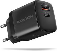 AXAGON ACU-PQ20 ACU-PQ20 Adaptateur secteur Chargeur 20W, 2x port (USB-A + USB-C), PD3.0/PPS/QC4+/AFC/Apple, noir