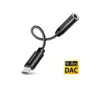 AXAGON Adaptateur ADA-HCPD USB-C vers Jack 3,5mm M/F (Noir)