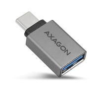 AXAGON Adaptateur USB-C 3,1 M vers USB-A F, Aluminium - Noir