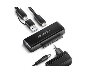 AXAGON Adaptateur USB-C 3.2 ADSA-FPX vers S-ATA SSD/HDD avec alimentation