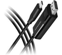 Axagon Câble USB-C vers DisplayPort RVC-DPC 1,8 m 4K/60 Hz Noir