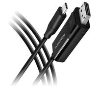 Axagon Câble USB-C vers DisplayPort RVC-DPC 1,8 m 4K/60 Hz Noir