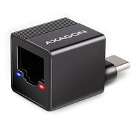 AXAGON ADE-MINIC USB-C 3.2 Gen 1 Gigabit Ethernet Mini Adapter - Schwarz