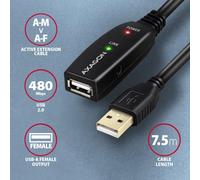 AXAGON ADR-207, Câble d'extension / répéteur actif USB 2.0 A-M -> A-F, 7,5m