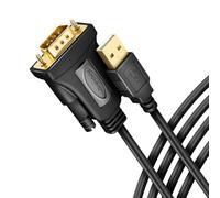 Axagon Câble adaptateur ADS-1PQN USB 2.0 vers RS-232 (DB9) FT232RL 1,5 m