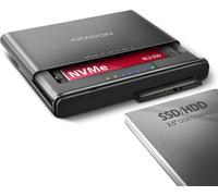 AXAGON ADSA-CC Adaptateur USB-C 10Gbps M.2 NVMe + SATA SSD/HDD