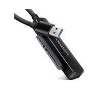 Axagon ADSA-FP2A Adaptateur USB 3.2 Gen 1 vers SATA, USB Type-A mâle, 5 Gbit/s, Support S.M.A.R.T., TRIM, UASP, Hot-Plug, Windows/macOS/Linux