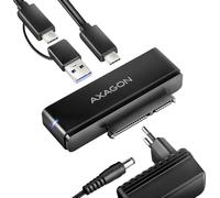 AXAGON ADSA-FPX Hub USB 1+1 ports USB-A, USB-C®, SATA USB 3.1 Gen1 5 GBit/s AXAGON ADSA-FPX FastPortX SATA zu USB-C 3.1 Adapter - schwarz