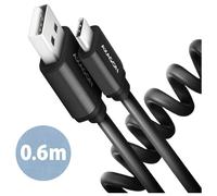 Axagon BUCM-AM10TB câble USB USB 2.0 0,6 m USB C USB A Noir