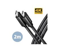 AXAGON Câble USB-C BUCM32-CM20AB USB-C 3.2 Gen 2 vers USB-C 3.2 Gen 2 Noir 2 m