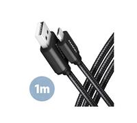 AXAGON BUMM-AM10AB Kabel Micro-USB sur USB-A 2.0, noir