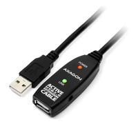 Axagon Rallonge USB amplifiée ADR-205 – USB 2.0 USB-A mâle/femelle 5 m Noir