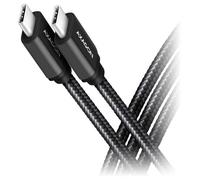 Axagon Câble USB-C BUCM3-CM30AB – USB 3.1 Gen1, USB-C mâle, 3 m