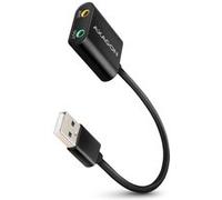 Axagon Carte son externe ADA-12 – Adaptateur audio stéréo USB 2.0, câble 15 cm