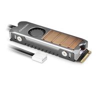 Axagon Dissipateur thermique CLR-M2FAN – Système de refroidissement pour ordinateur, Gris