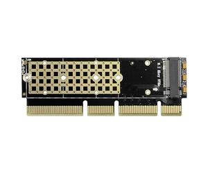 AXAGON Compatible PCEM2-1U PCI-E 3.0 16x - M.2 SSD NVMe, jusqu'à 80 mm SSD, Profil Bas 1U