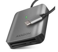 AXAGON Lecteur de cartes externe CRE-S3C – USB-C 3.2 Gen 1 – 3 emplacements SD/microSD/CF – Gris