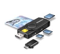 Axagon Lecteur de cartes USB CRE-SMP2A PocketReader cartes à puce SD/microSD/SIM