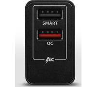 AXAGON Double chargeur mural 240V/2x port USB QC3.0/AFC/FCP et 5V-1.2A, 24W | ACU-QS24