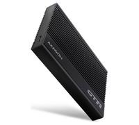 AXAGON EE25-GTR USB-C 3.2 Gen 2 - SATA 6G, 2.5" externes Festplattengehäuse, geriffelt - Schwarz