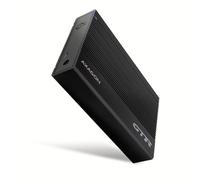 Axagon Boîtier pour disque dur 3,5" EE35-GTR USB-C 3.2 Gen 1 SATA 6G rainuré Noir