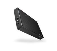 Axagon Boîtier de disque dur EE35-XA3 – USB 3.0, SATA II, Aluminium – Noir 3,5 pouces