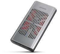 Axagon EEM2-20GD Station d'accueil de disques de stockage USB 3.2 Gen 2 (3.1 Gen 2) Type-C Noir et Gris