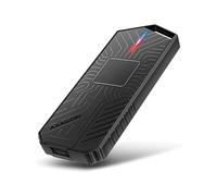Axagon EEM2-GAM : Boîtier Externe USB-C 10Gbps pour SSD M.2 NVMe & SATA (30/42/60/80mm), Compatible Windows/macOS/Linux, Noir, 105g
