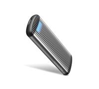 Axagon EEM2-SA Boîtier Externe M.2 SATA (30/42/60/80mm) USB 3.2 Gen 1 Gris - Interfaces SATA III/II, Support UASP/TRIM, Windows/macOS/Linux