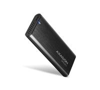 Axagon EEM2-SBC : Boîtier Externe M.2 SSD SATA USB-C 3.2 Gen 2 10Gbit/s, Support 2242/2260/2280, Aluminium Noir, Compatible Windows/macOS/Linux