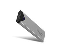 Axagon Boîtier externe M.2 EEM2-UG2 – USB-C 3.1 SuperSpeed+, métal pour SSD NVMe 42–80 mm