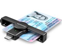 AXAGON Foldable pocket USB-C contact Smart/ID card reader | CRE-SMPC