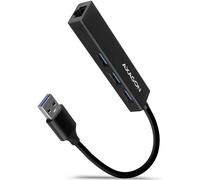 AXAGON HMA-GL3A Hub USB USB 3.1 (Gen 1), lecteur de carte, RJ45 USB 3.0 5 GBit/s noir