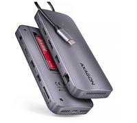 Axagon HMC-12GM2 station d'accueil Avec fil USB 3.2 Gen 2 (3.1 Gen 2) Type-C Gris