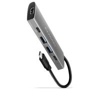 Axagon Station d'accueil HMC-5G2 USB 3.2 Gen 2 (3.1 Gen 2) Type-C Gris