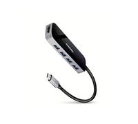 Axagon Hub USB HMC-6H4A - 6 ports (4x USB-A, HDMI, USB-C 3.2 Gen1, PD 100W) Noir/Gris