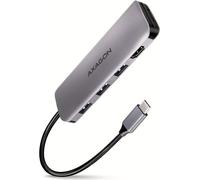 AXAGON HMC-HCR3A Hub USB, 3x USB-A + HDMI + SD/microSD, USB-C 3.2 Gen 1, 20 cm câble USB-C (HMC-HCR3A)