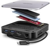 AXAGON Hub UFO 9in1 USB-C 10Gbps | HMC-UFO